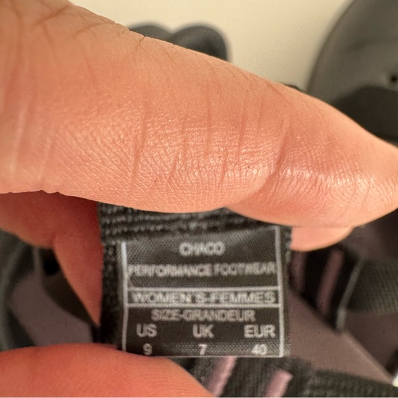 Chaco Chillos Women's Size 9 Black Adjustable Closed Toe Clogs Mules Shoes - Picture 9 of 9